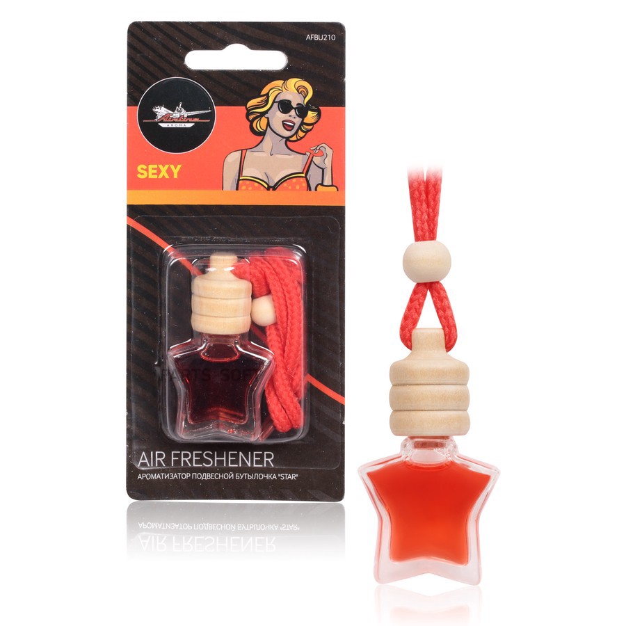 Ароматизатор подвесной (Sexy) "AIRLINE" Star (бутылочка) - AIRLINE None None